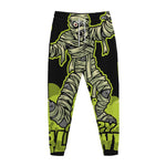 Halloween Mummy Print Jogger Pants