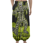 Halloween Mummy Print Lantern Pants