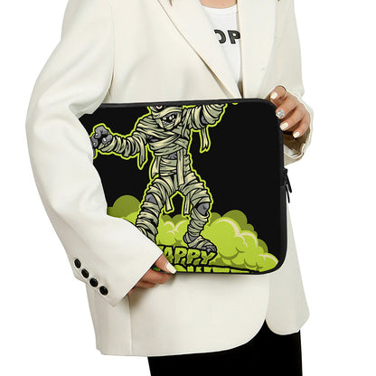 Halloween Mummy Print Laptop Sleeve