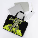 Halloween Mummy Print Laptop Sleeve With Handle