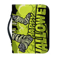 Halloween Mummy Print Leather Bible Cover