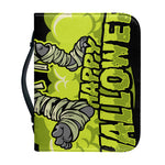 Halloween Mummy Print Leather Bible Cover