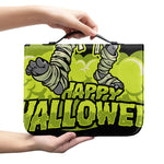 Halloween Mummy Print Leather Bible Cover