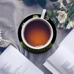 Halloween Mummy Print Leather Coaster Set