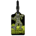Halloween Mummy Print Luggage Tag