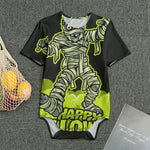 Halloween Mummy Print Men's Bodysuit