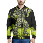Halloween Mummy Print Men's Bomber Jacket