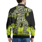 Halloween Mummy Print Men's Bomber Jacket