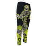 Halloween Mummy Print Men's Compression Pants