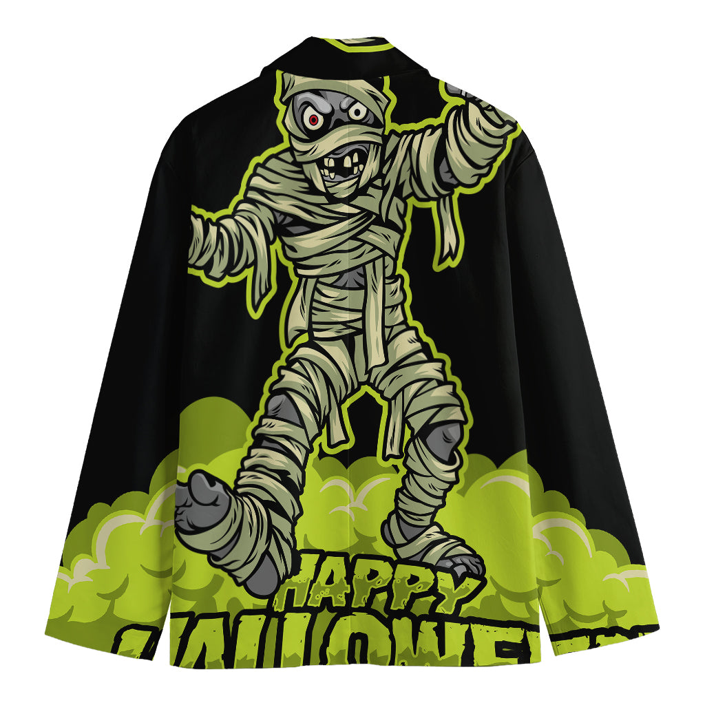 Halloween Mummy Print Men's Cotton Blazer
