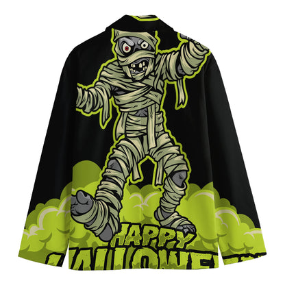 Halloween Mummy Print Men's Cotton Blazer