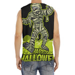 Halloween Mummy Print Men's Fitness Tank Top
