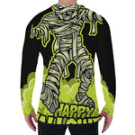 Halloween Mummy Print Men's Long Sleeve T-Shirt