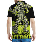 Halloween Mummy Print Men's Polo Shirt