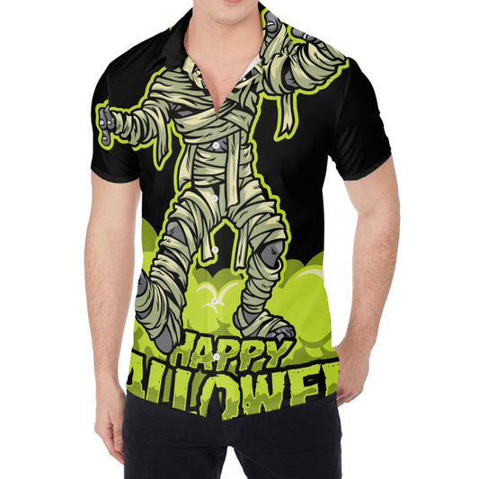 Halloween Mummy Print Men's Shirt