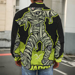 Halloween Mummy Print Men's Shirt Jacket
