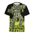 Halloween Mummy Print Men's Athletic T-Shirt