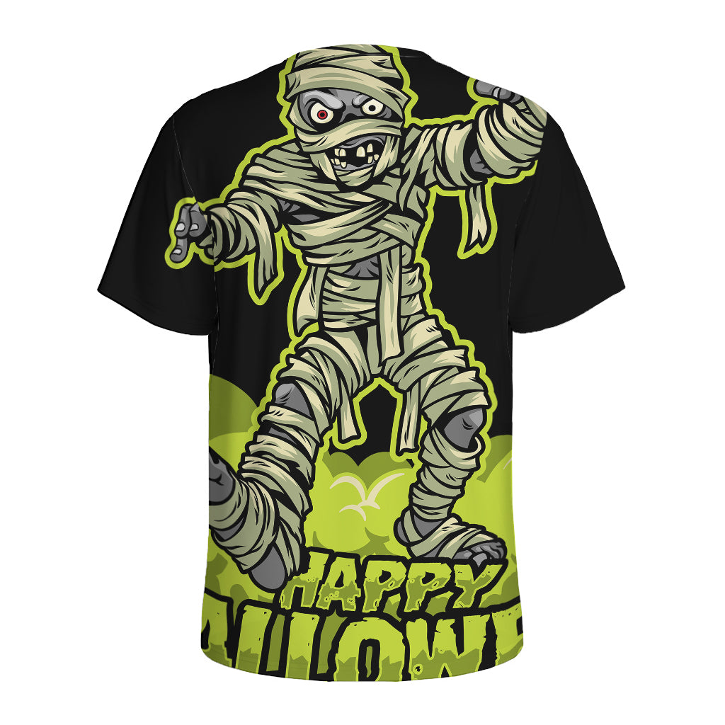 Halloween Mummy Print Men's Sports T-Shirt