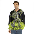 Halloween Mummy Print Men's Velvet Pullover Hoodie