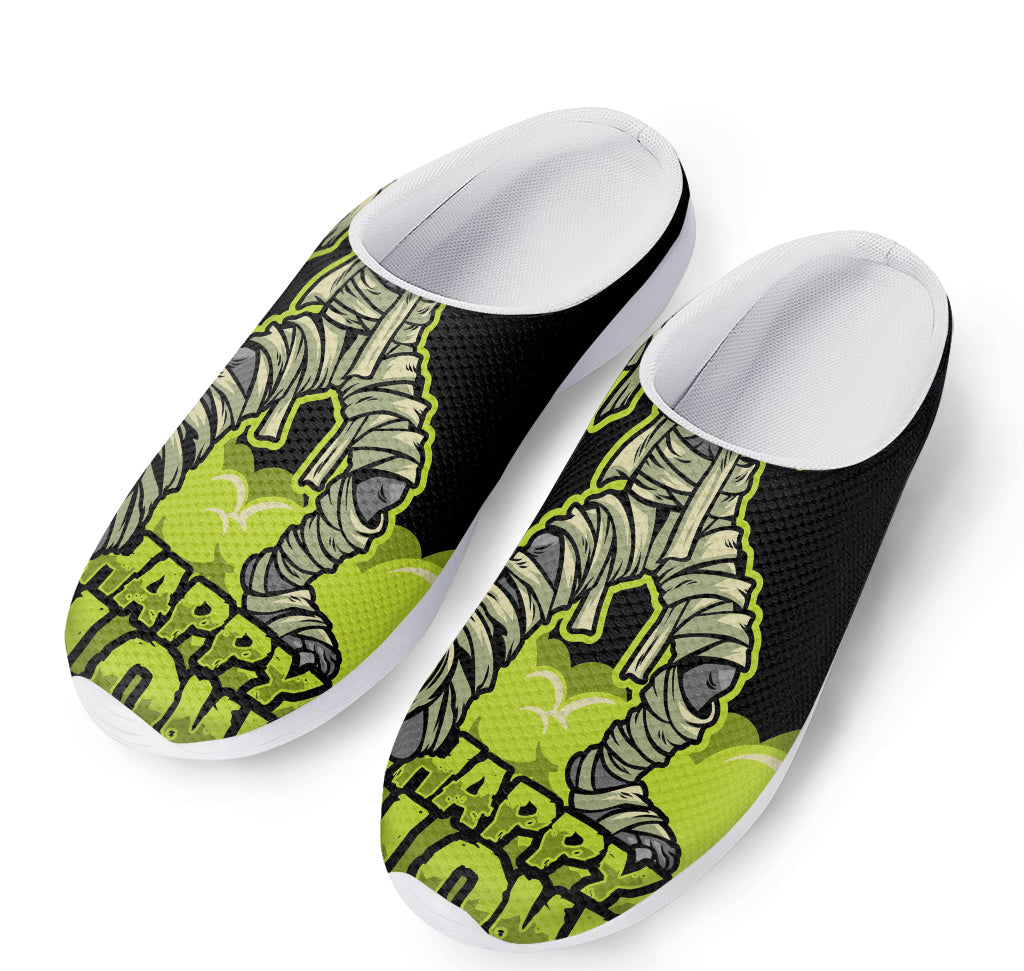 Halloween Mummy Print Mesh Casual Shoes