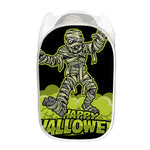 Halloween Mummy Print Mesh Laundry Hamper