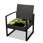 Halloween Mummy Print Outdoor Seat Cushion Cover