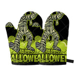 Halloween Mummy Print Oven Mitts