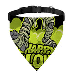 Halloween Mummy Print Over The Collar Dog Bandana