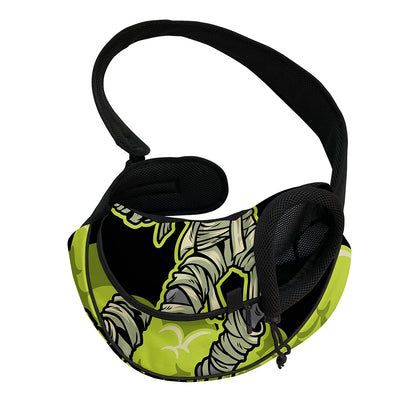 Halloween Mummy Print Pet Sling Carrier