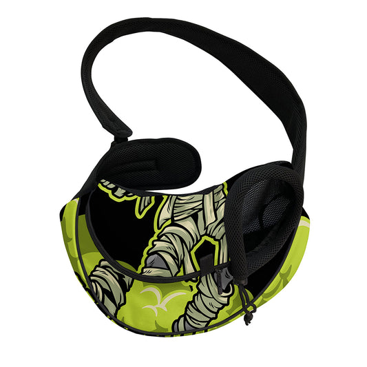 Halloween Mummy Print Pet Sling Carrier