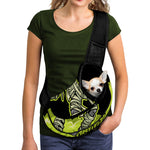 Halloween Mummy Print Pet Sling Carrier