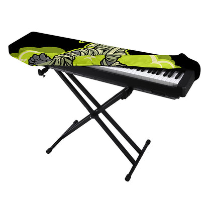 Halloween Mummy Print Piano Keyboard Cover