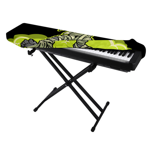 Halloween Mummy Print Piano Keyboard Cover