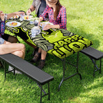 Halloween Mummy Print Picnic Table Cover