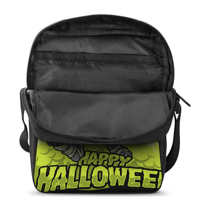 Halloween Mummy Print Rectangular Crossbody Bag