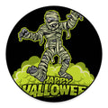 Halloween Mummy Print Round Floor Mat