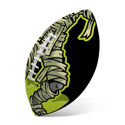 Halloween Mummy Print Rugby Ball