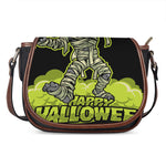 Halloween Mummy Print Saddle Bag