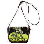 Halloween Mummy Print Saddle Bag