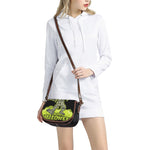 Halloween Mummy Print Saddle Bag