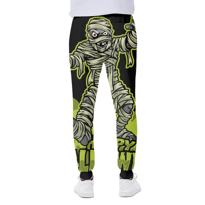 Halloween Mummy Print Scuba Joggers