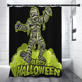 Halloween Mummy Print Shower Curtain