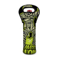 Halloween Mummy Print Single Neoprene Wine Tote