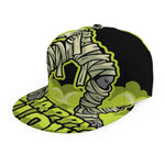 Halloween Mummy Print Snapback Cap