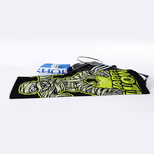 Halloween Mummy Print Sports Towel