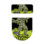 Halloween Mummy Print Toilet Lid And Tank Cover Set