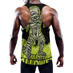 Halloween Mummy Print Training Tank Top