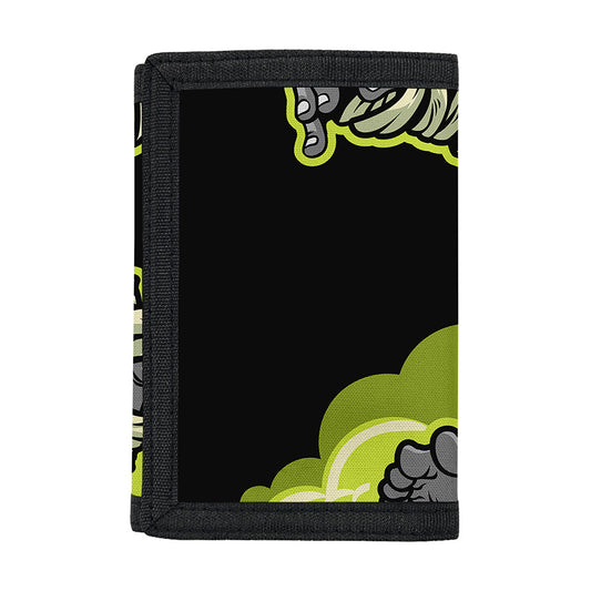 Halloween Mummy Print Trifold Wallet