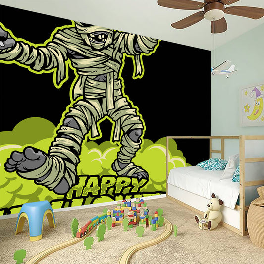 Halloween Mummy Print Wall Sticker