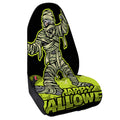 Halloween Mummy Print Waterproof Car Seat Cover